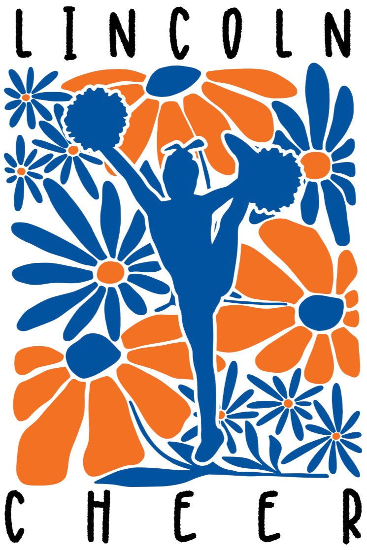 Lincoln cheer floral