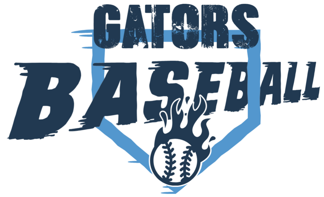 Gators flaming baseball