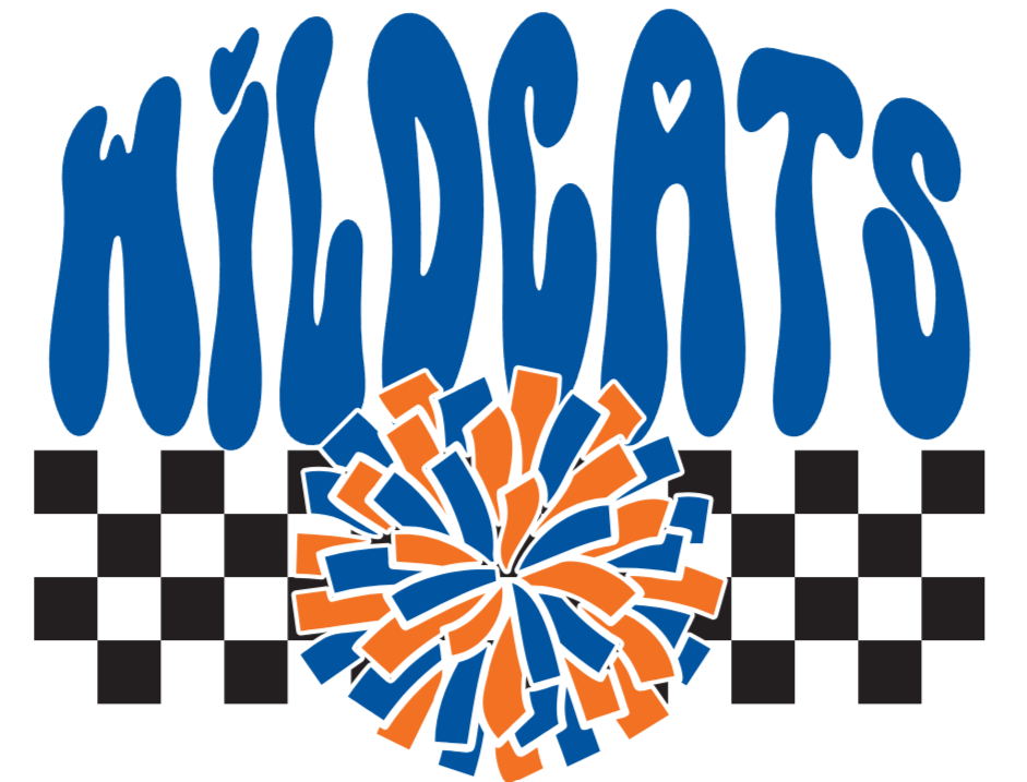 Wildcats checkered cheer