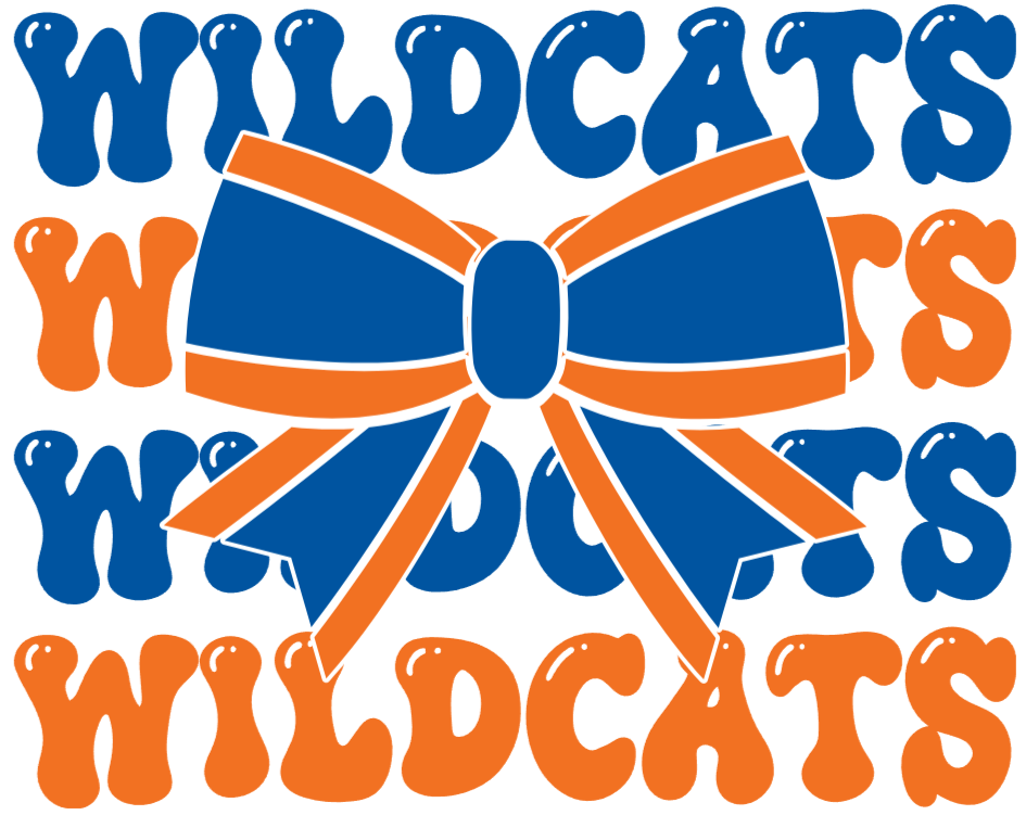 Wildcats bubble with bow