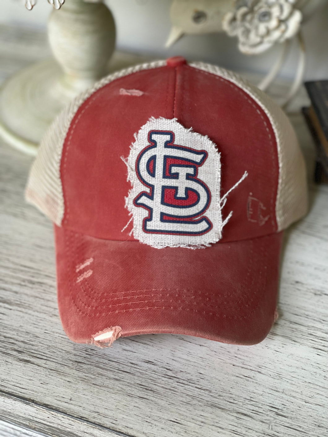 St Louis Cardinals ponytail hat