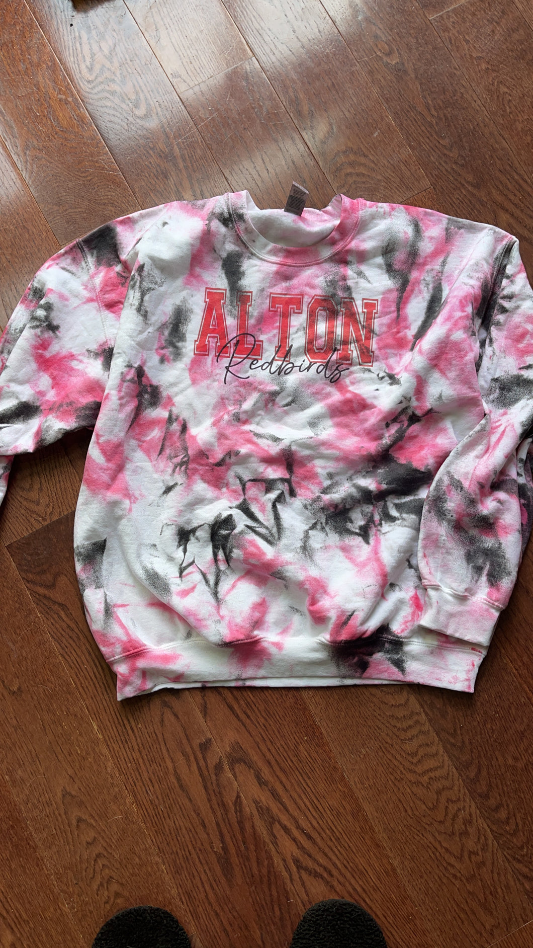 Alton Redbirds acid wash sweatshirt