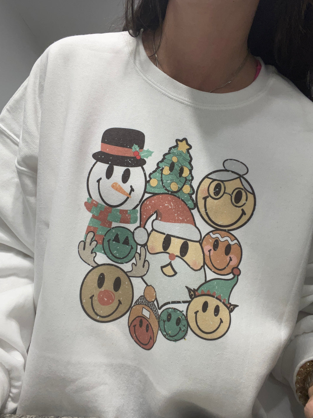 Christmas smiley faces